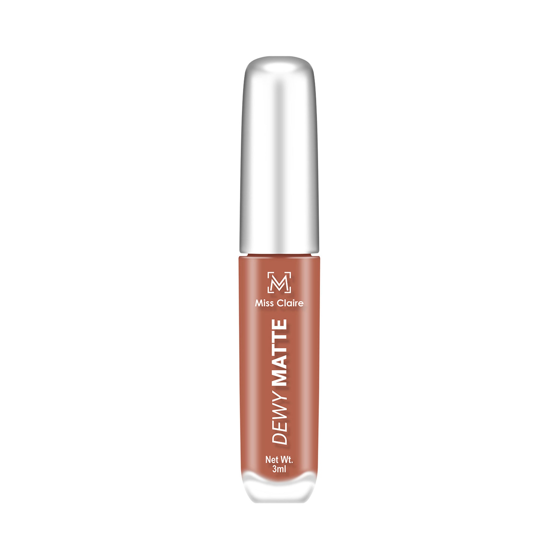 Miss Claire Dewy Matte Lip Color - 08 Moonlit Mocha - Distacart