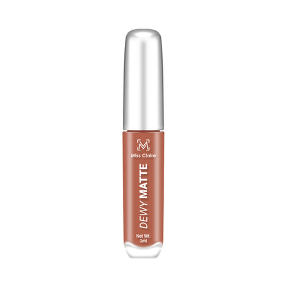 Miss Claire Dewy Matte Lip Color - 08 Moonlit Mocha - Distacart