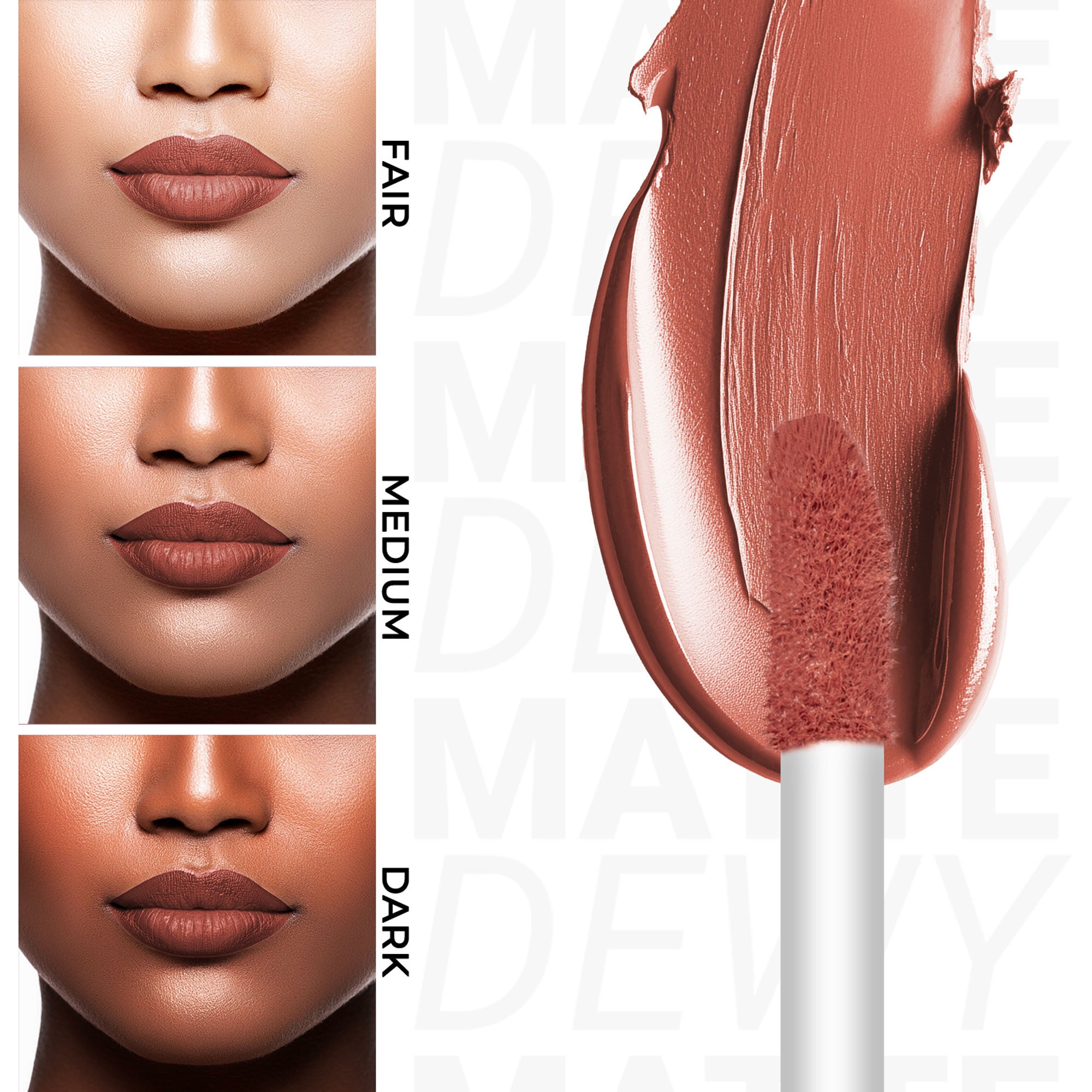 Miss Claire Dewy Matte Lip Color - 12 Caramel Crush