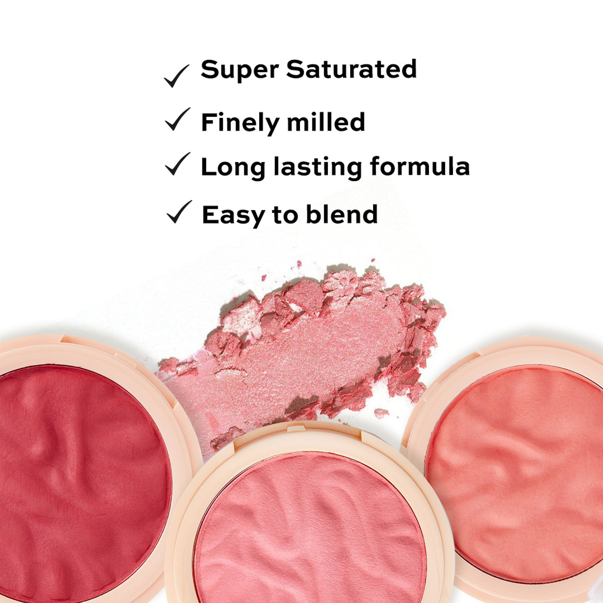Makeup Revolution Blusher Reloaded - Peaches & Cream - Distacart