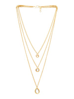 Thumbnail for Ruby Raang Kundan & Gold Layered Necklace