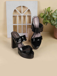 Thumbnail for Metro Open Toe Platform Heels