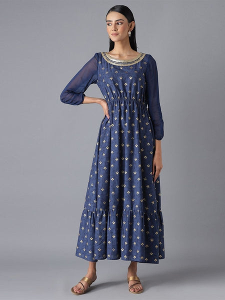 AURELIA Festive Ethnic Motifs Ethnic Maxi Dress