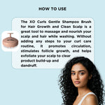 Thumbnail for XO Curls Scalp Massaging Shampoo brush - Pink - Dista