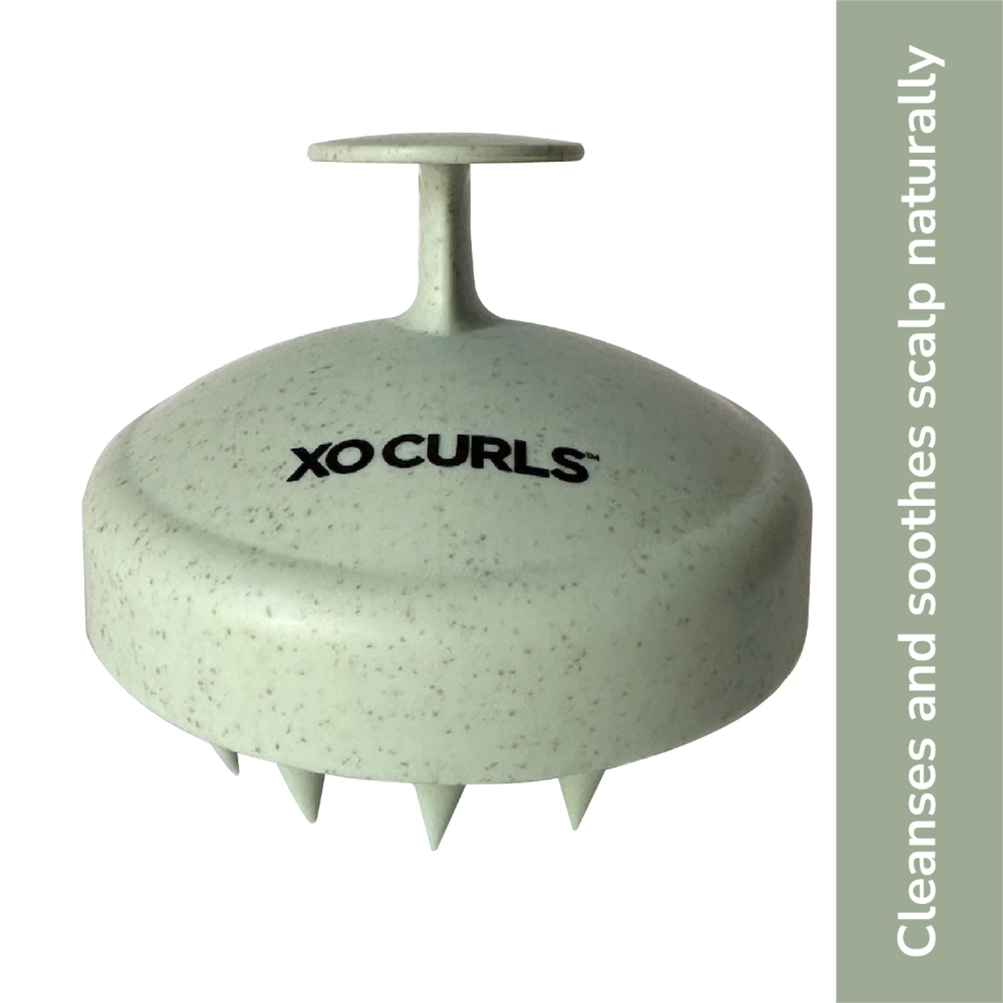 XO Curls Scalp Massaging Shampoo brush - Green