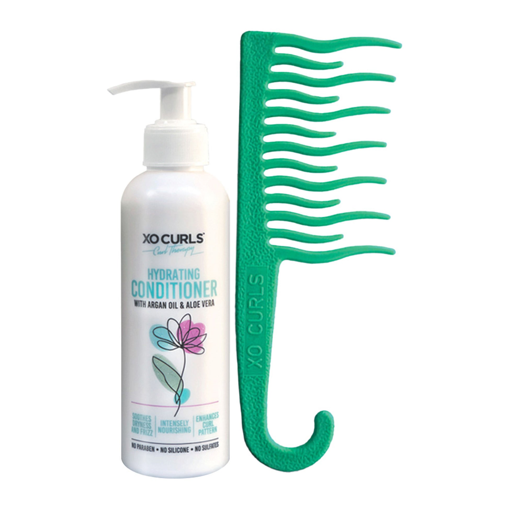 XO Curls Comb & Conditioner Combo - Dista