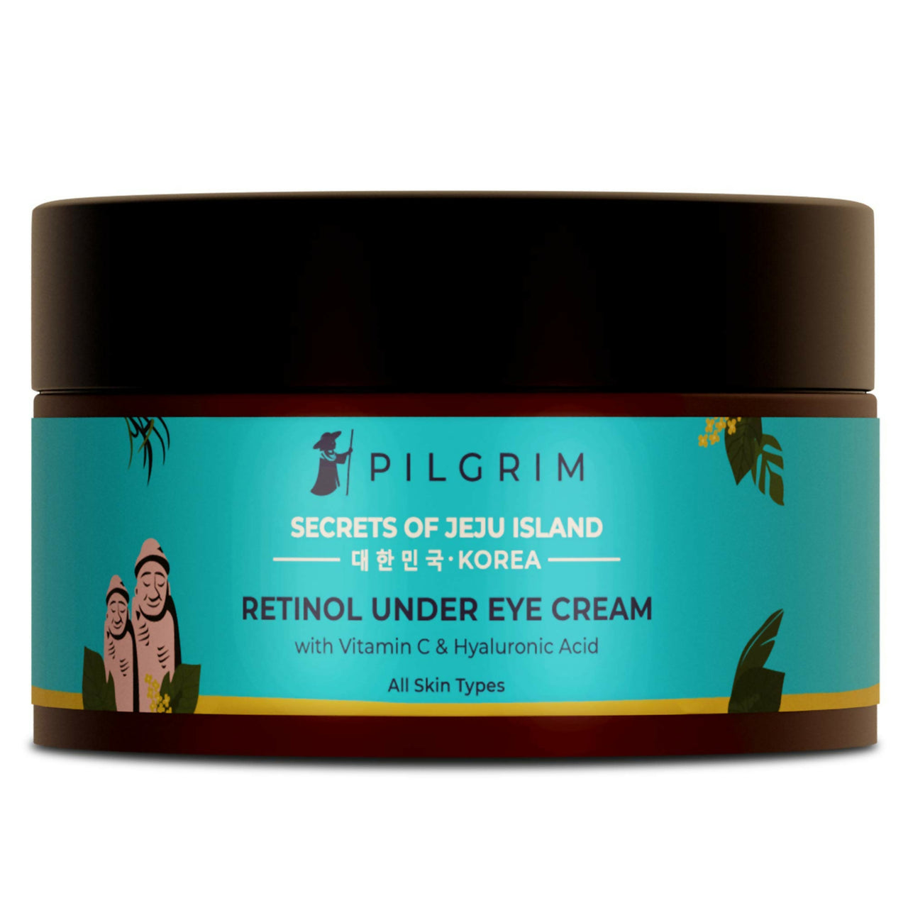 Pilgrim Korean Retinol Under Eye Cream with Vitamin C & Hyaluronic Acid For Dark Circles, Puffiness & Fine Lines - Distacart