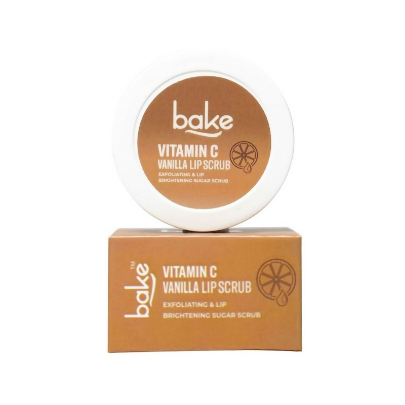 Bake Vitamin C Vanilla Lip Exfoliating & Lightening Scrub - Distacart
