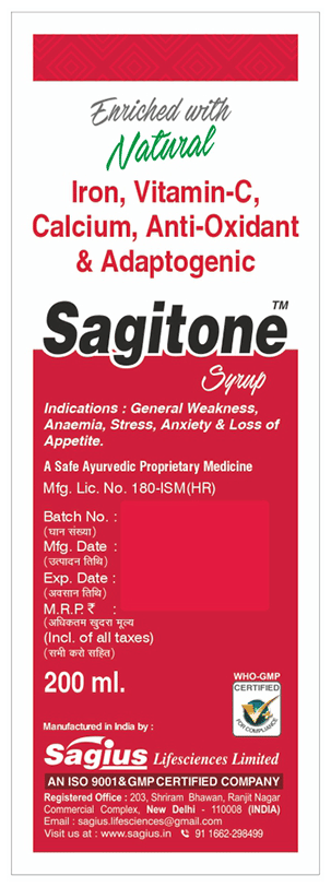 Sagius Sagitone Syrup