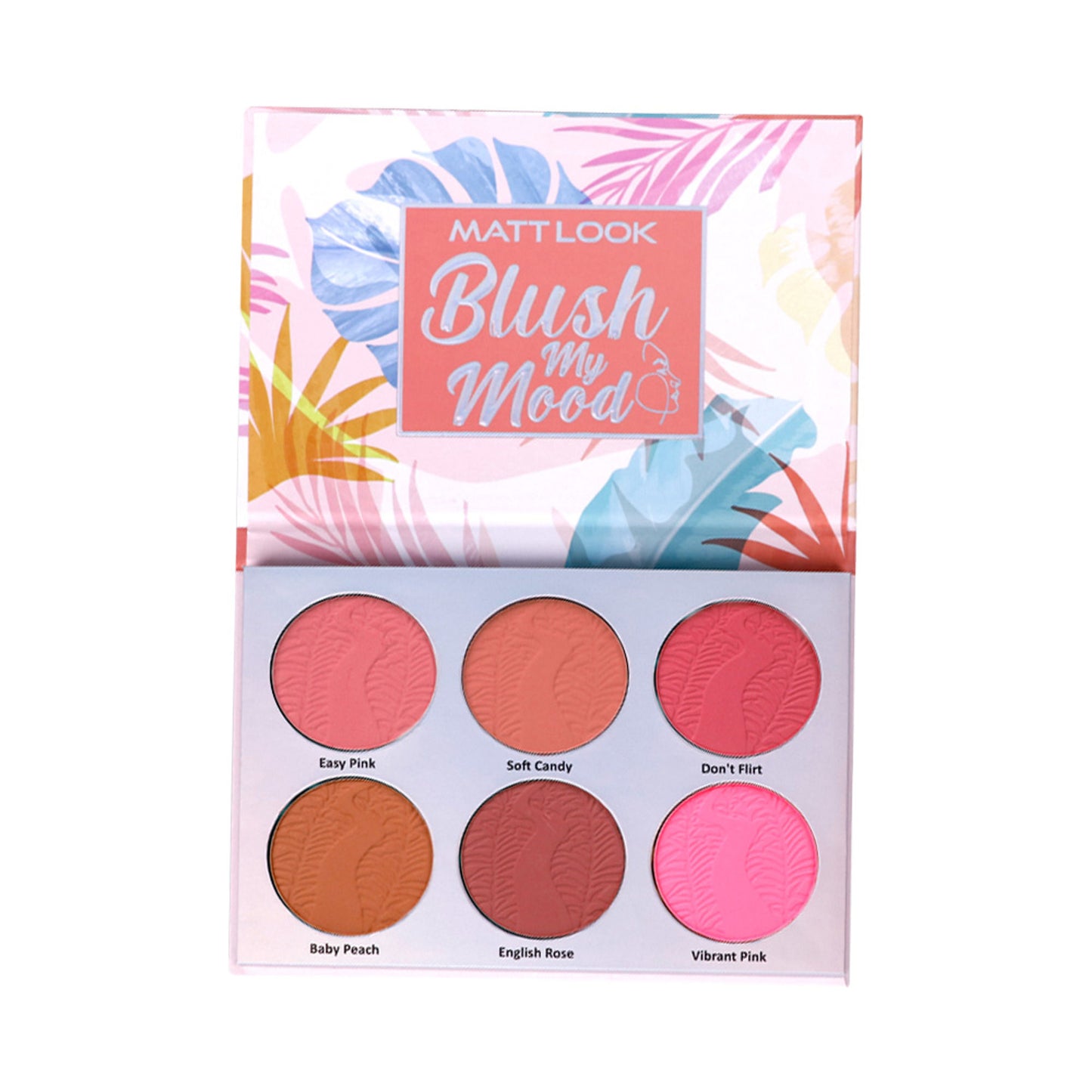 Matt Look Blush My Mood Highly Pigmented Blusher Palette - 01 Made In Heaven - Distacart