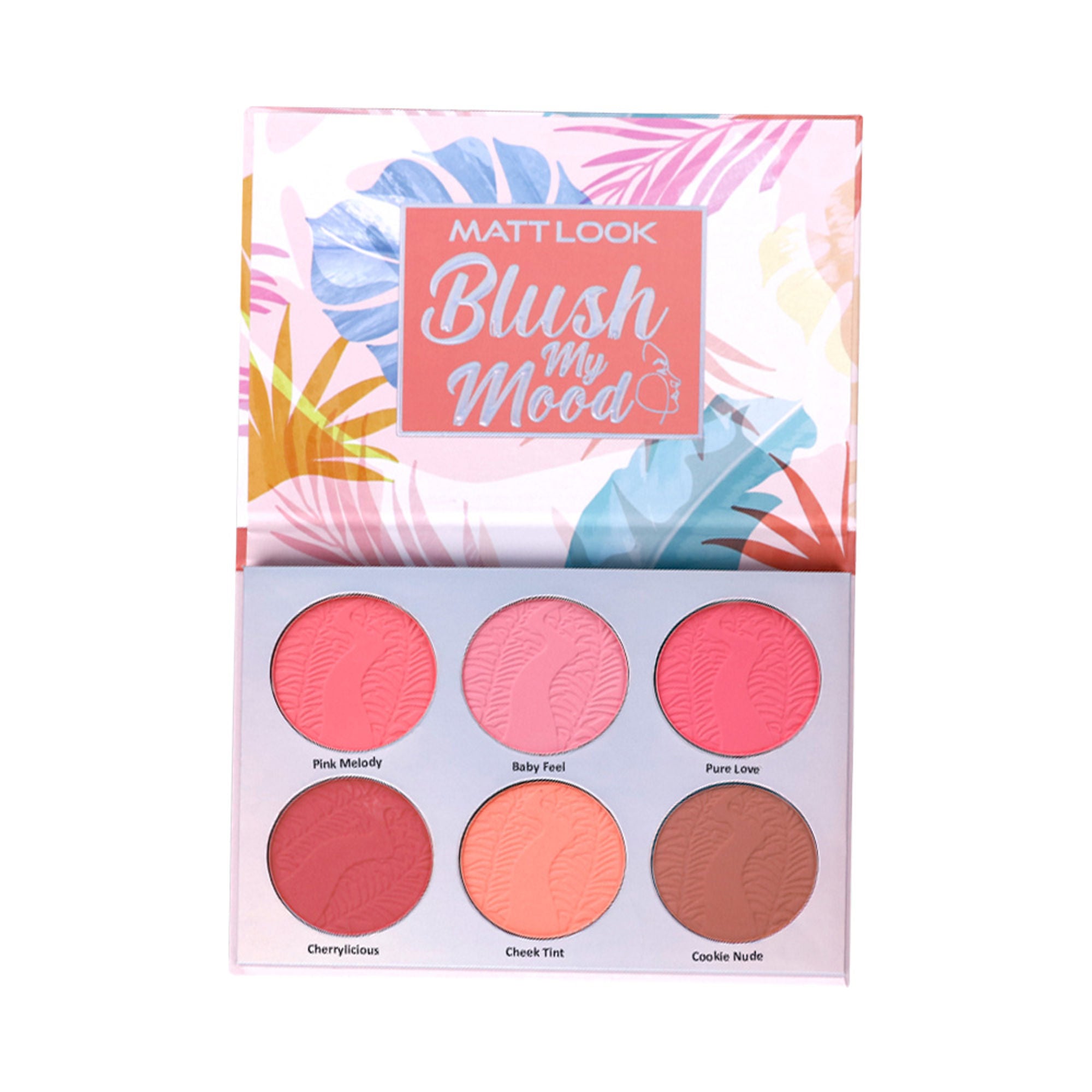 Matt Look Blush My Mood Highly Pigmented Blusher Palette - 02 Beautiful Inside Out - Distacart