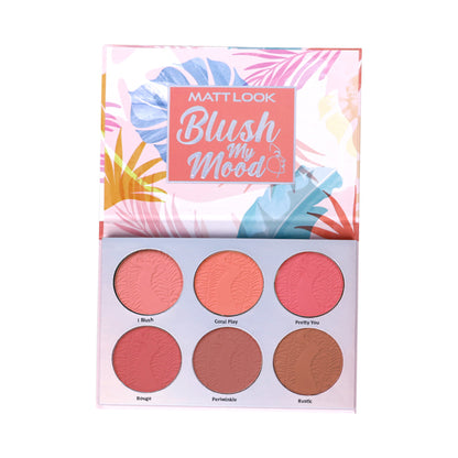 Matt Look Blush My Mood Highly Pigmented Blusher Palette - 03 Thats My Style - Distacart