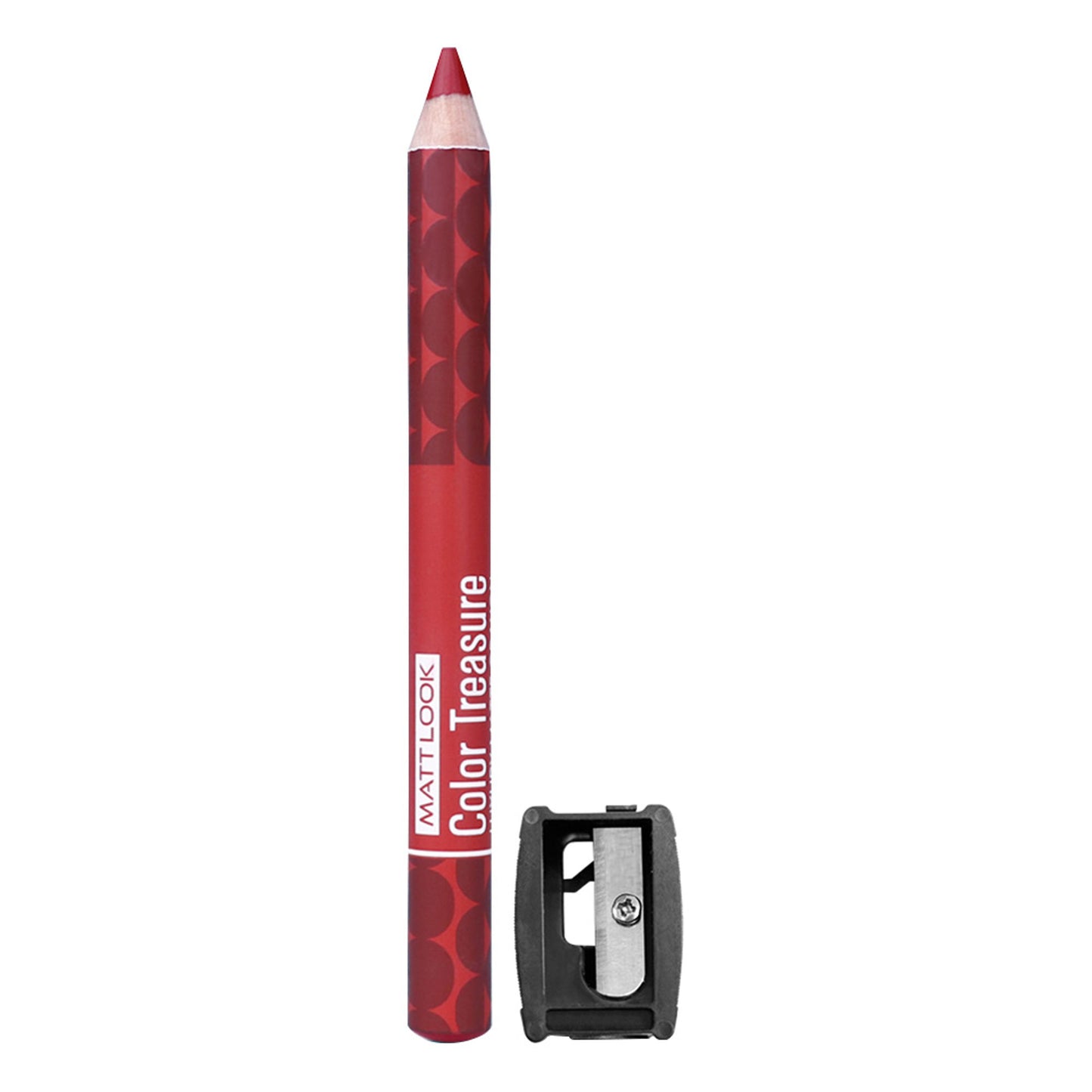 Matt Look Color Treasure Luxury Matte Lip Pencil Crayon - 03 Red Fantasy - Distacart