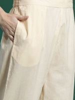 Thumbnail for Indo Era Floral Printed Regular Pure Cotton Kurta with Trousers & Dupatta