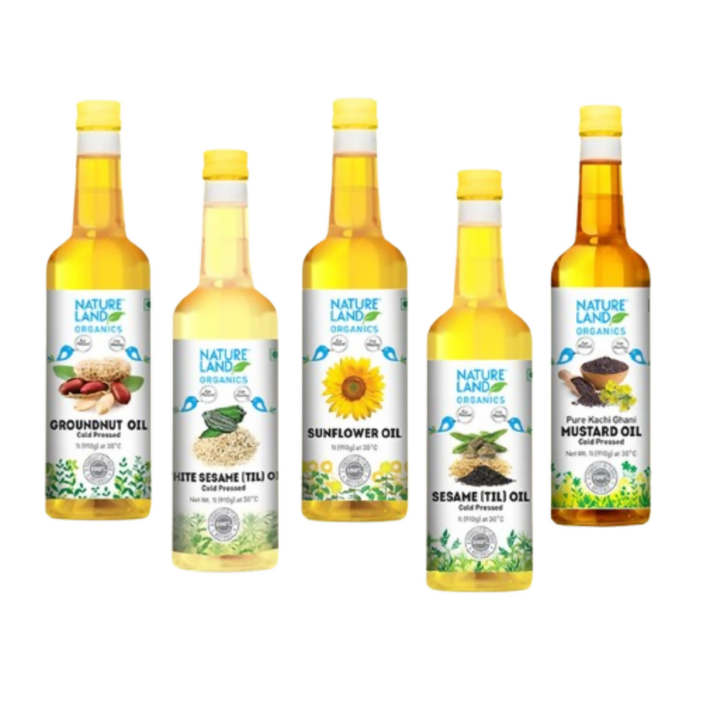Nature Land Organics Wood Cold Pressed Oils - Distacart