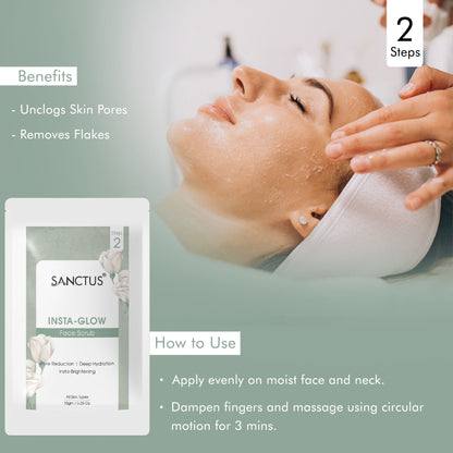 SANCTUS Instant Glow 6 in 1 Facial Kit - Distacart
