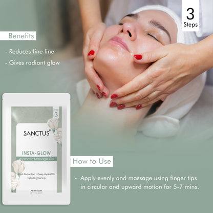SANCTUS Instant Glow 6 in 1 Facial Kit - Distacart