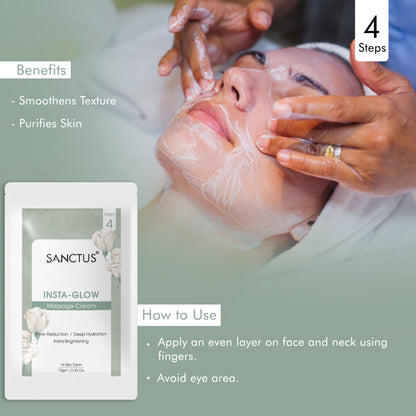 SANCTUS Instant Glow 6 in 1 Facial Kit - Distacart