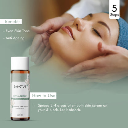 SANCTUS Instant Glow 6 in 1 Facial Kit - Distacart