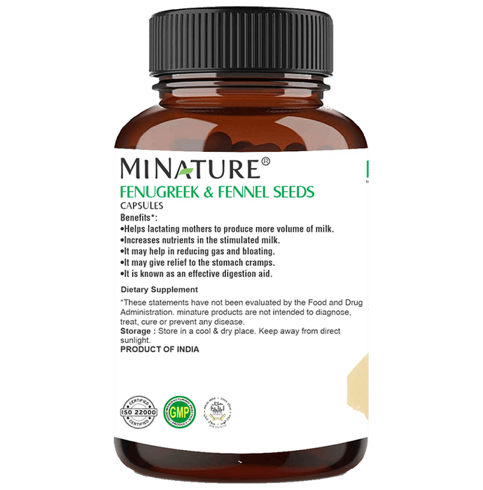 Minature Fenugreek & Fennel Seeds Capsule