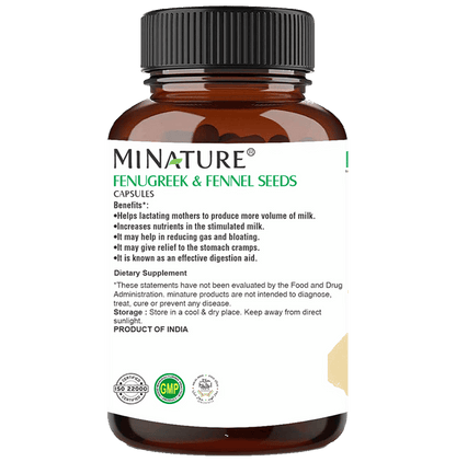 Minature Fenugreek & Fennel Seeds Capsule