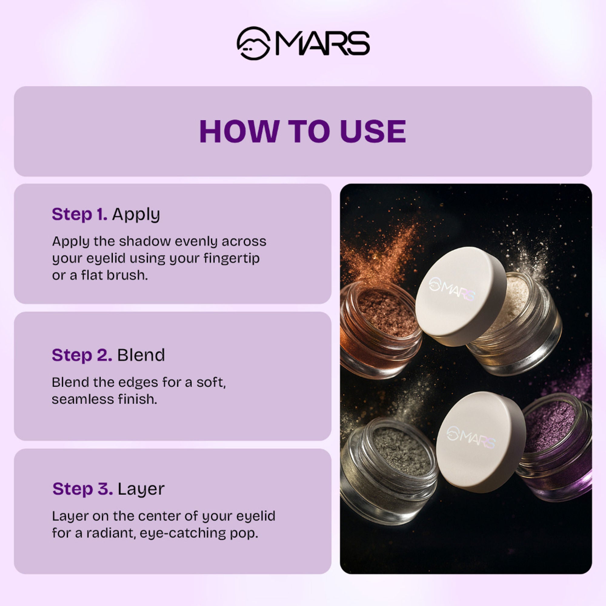 MARS Cosmetics Starlit Pot Eyeshadow - 01