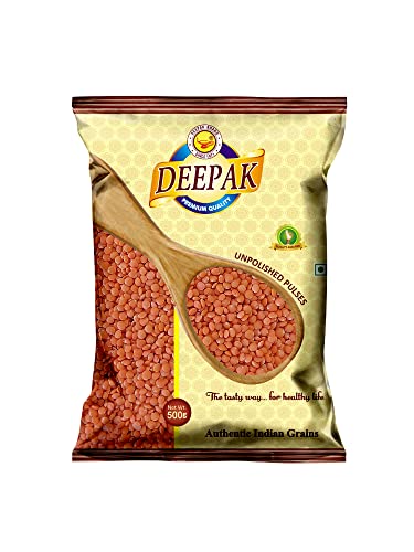 deepak brand fresh malka masoor red dal unpolished pulses 500g