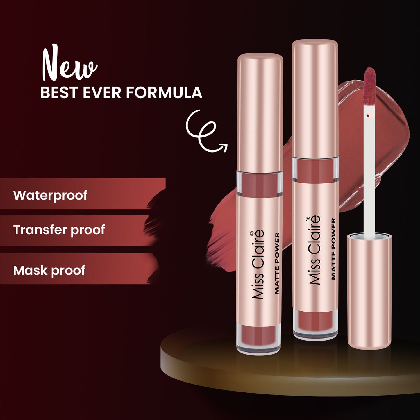 Miss Claire Matte Power Lipcolor - 4 - Distacart