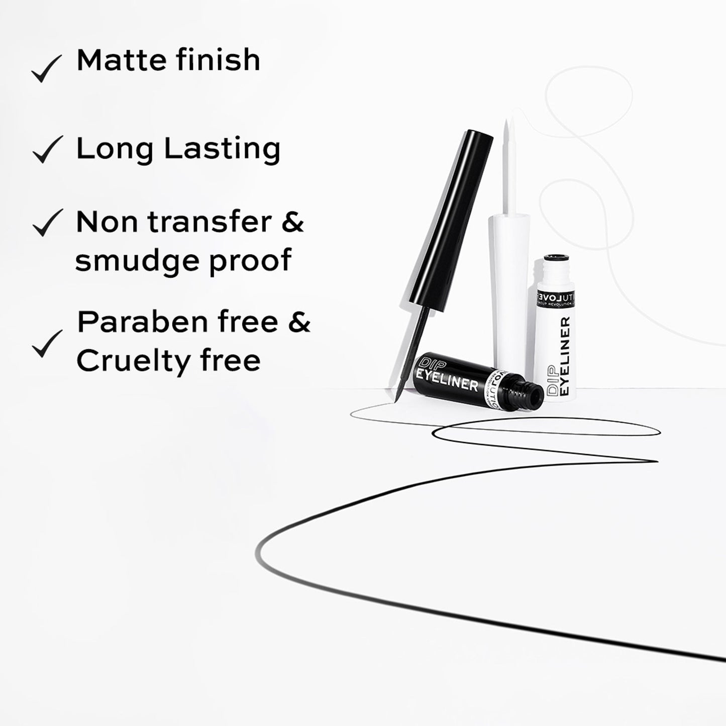 Relove Dip Eyeliner Black - Black - Distacart