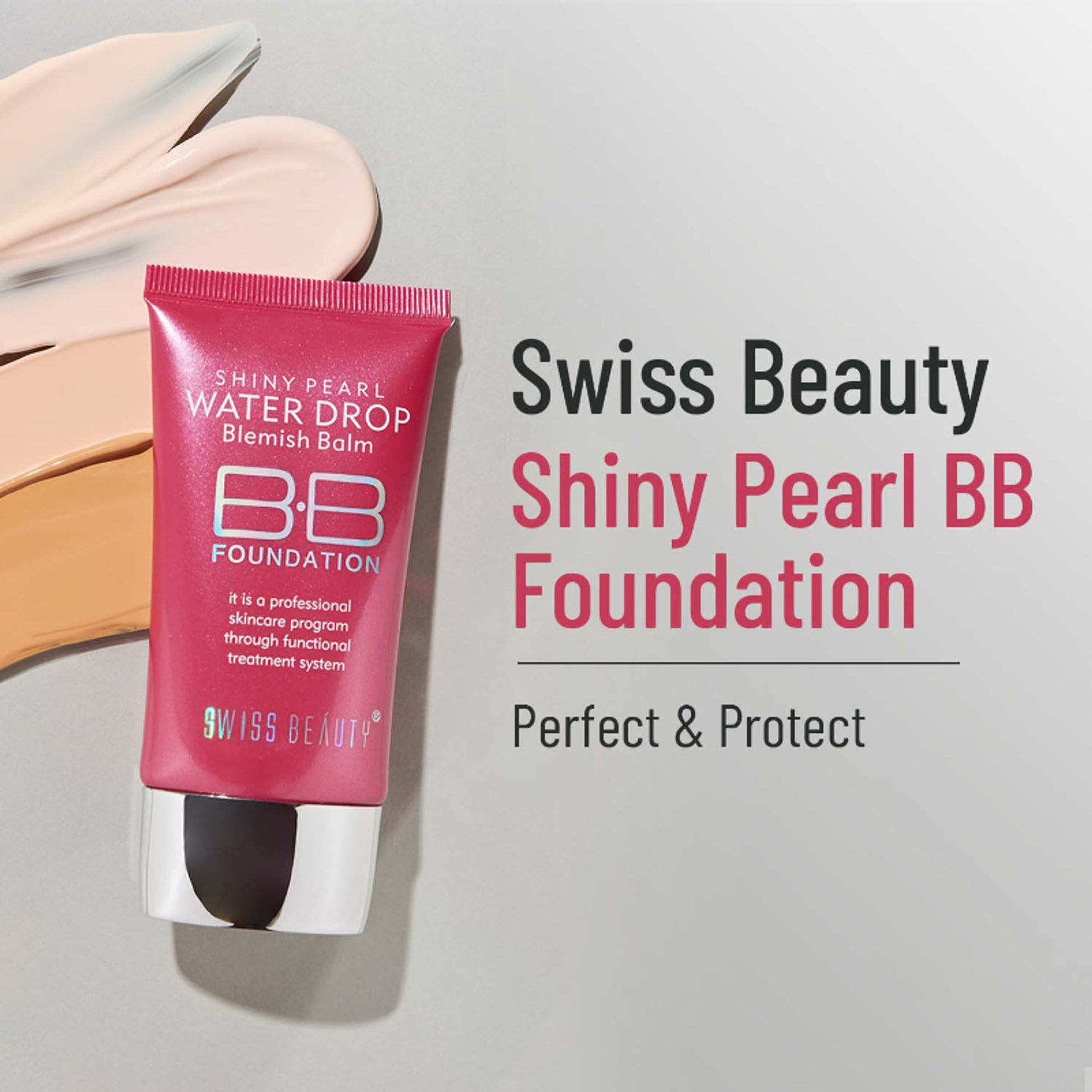 Swiss Beauty Shiny Pearl Water Drop Blemish Balm BB Foundation - 2 - Distacart