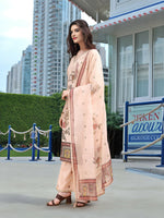 Thumbnail for Joban Fashion Off White Position Digital Print With Position Foil Kurta Set