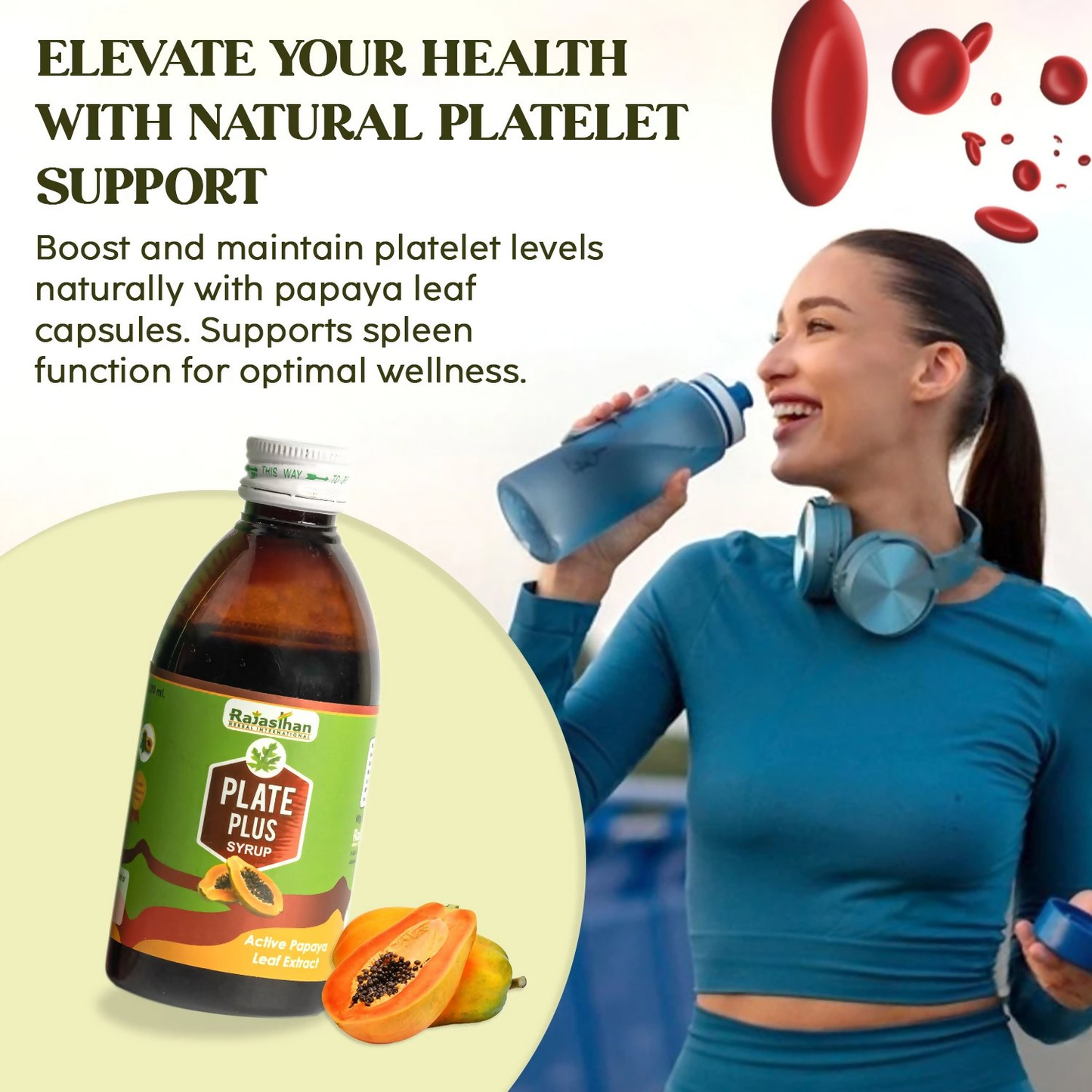 Rajasthan Herbals Plate Plus Syrup - Distacart
