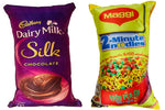 Thumbnail for Unique Fashion Pack of 2 Microfibre Filled Reversible Cushion For Kids - Dairy Milk Silk And Maggie - Distacart