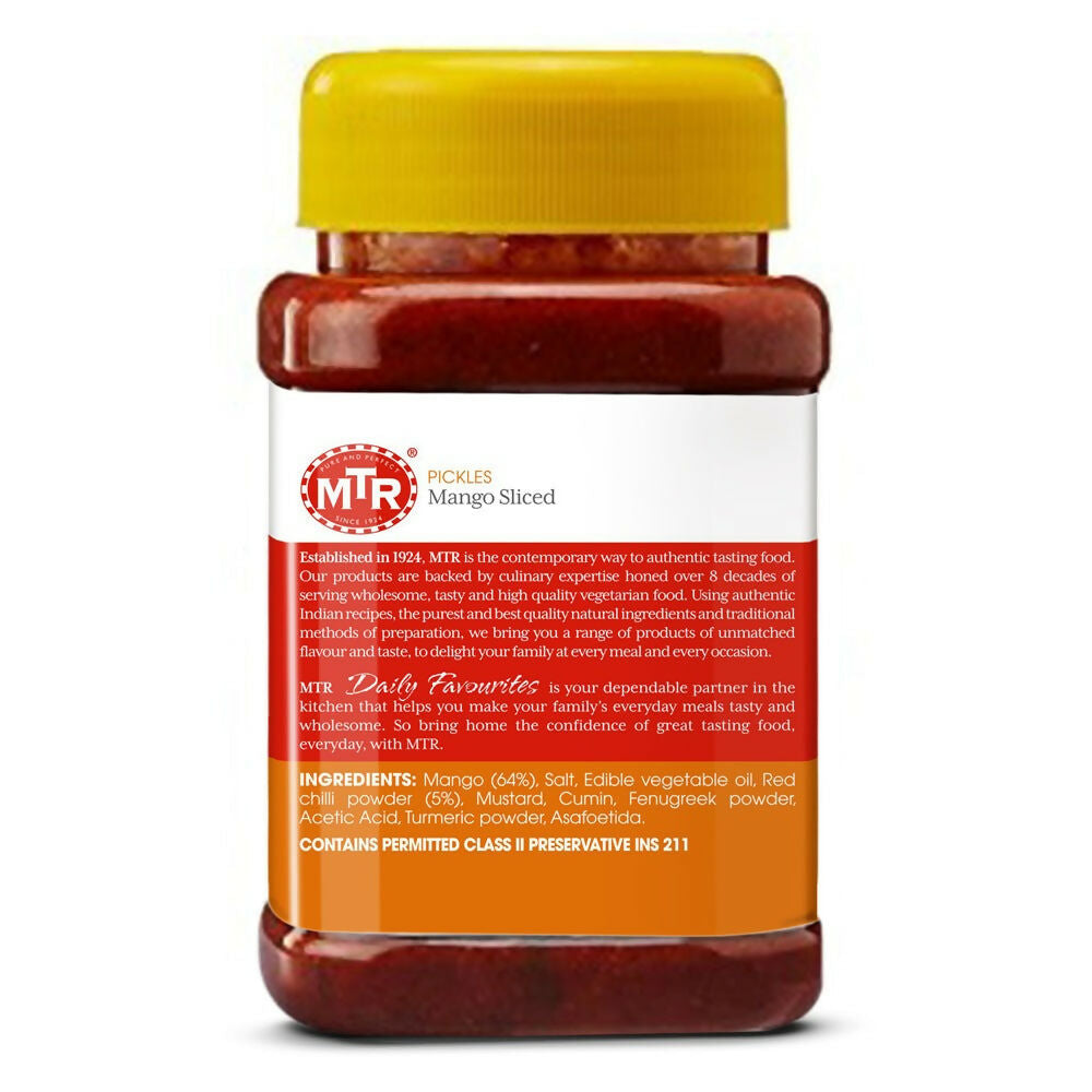MTR Mango Sliced Pickle - Distacart