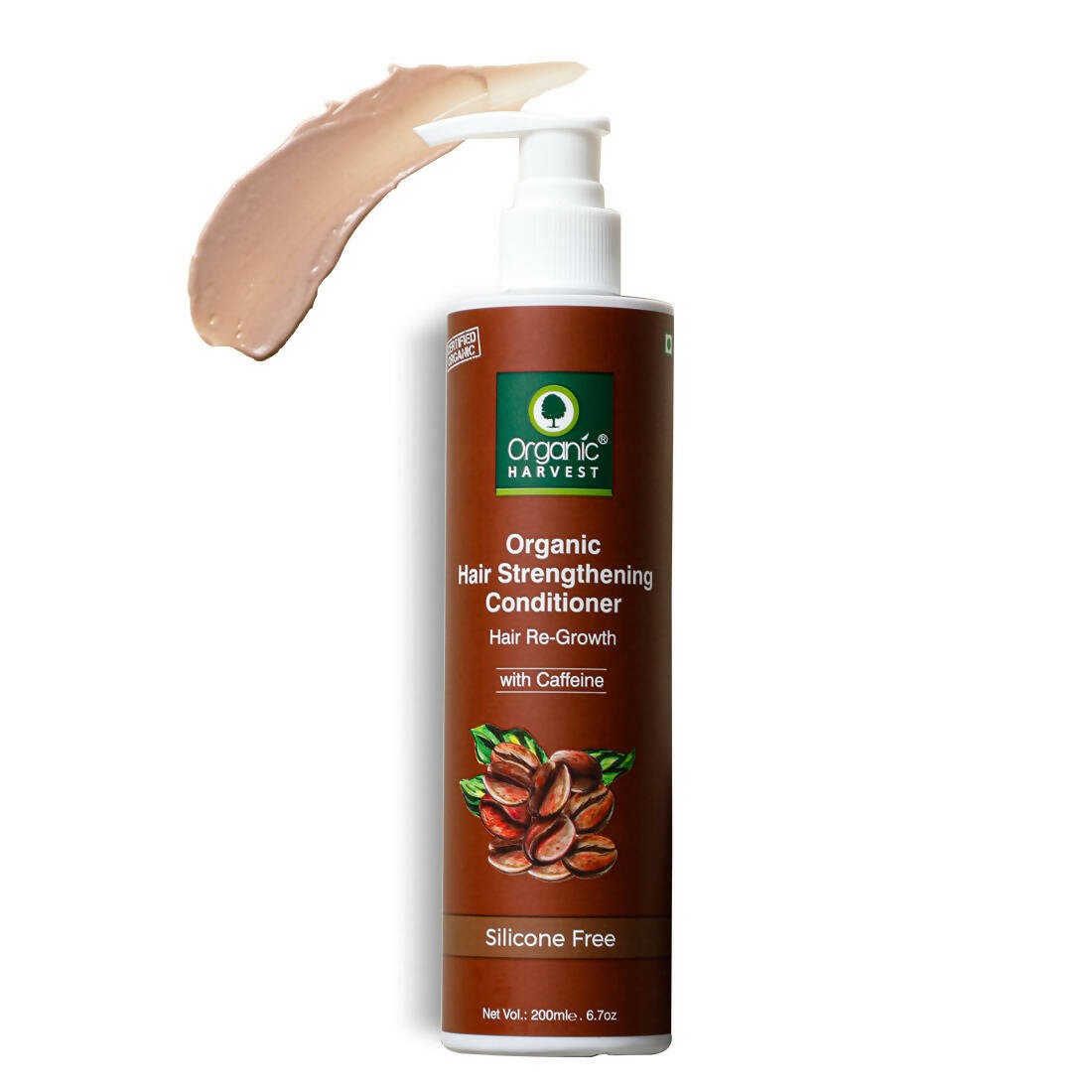 Organic Harvest Organic Hair Strengthening Conditioner Hair Re-Growth With Caffeine - Distacart