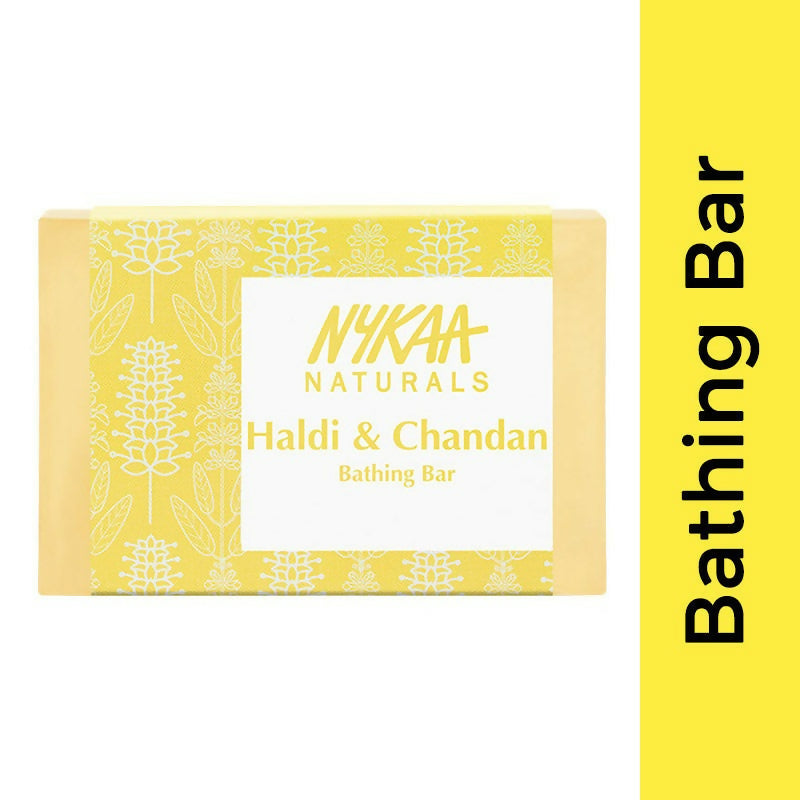 Nykaa Naturals Haldi & Chandan Glowing Bathing Soap - Distacart