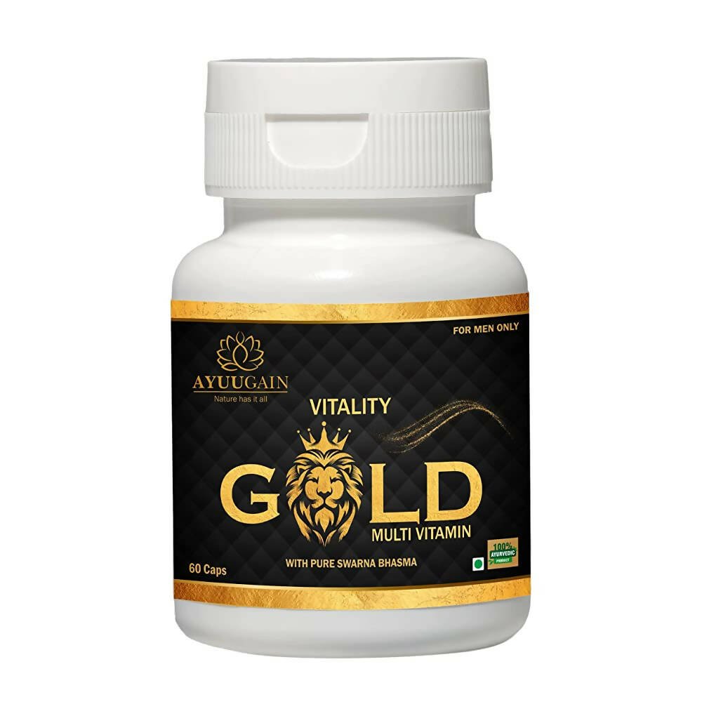 Ayuugain Vitality Gold Capsules For Men - Distacart