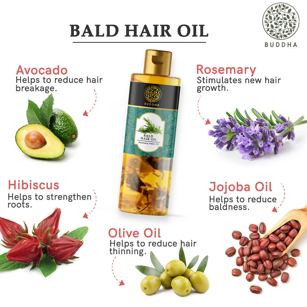 Buddha Natural Anti Bald Hair Oil - Distacart