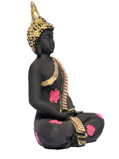 Shri Balaji Enterprises Polyresin Sitting Lord Buddha Idol - Distacart