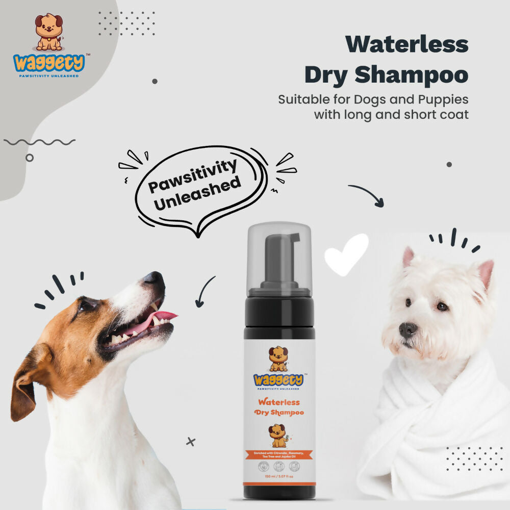 Waggety Waterless Dry Shampoo for Dogs - Dista