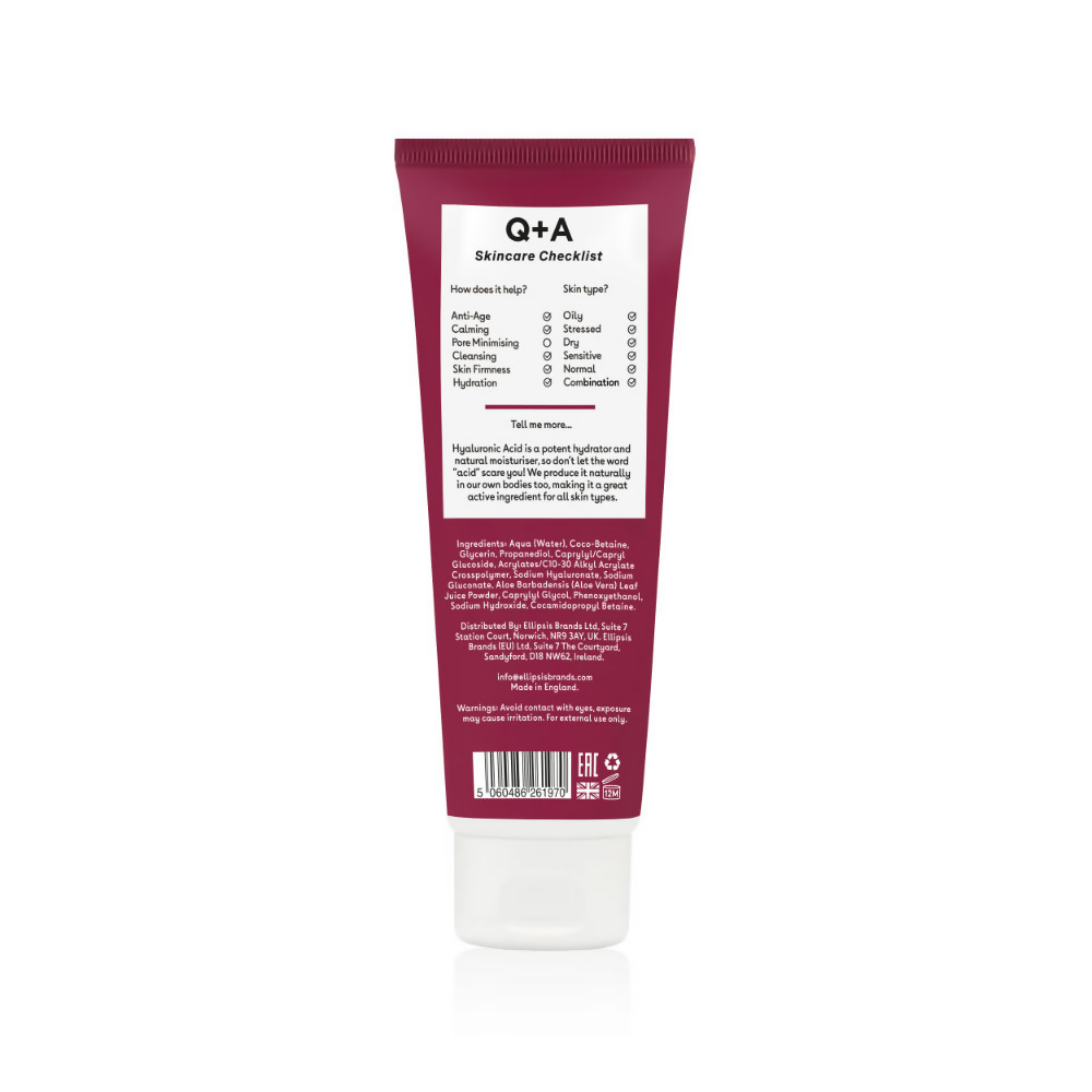 Q+A Hyaluronic Acid Hydrating Cleanser - Distacart