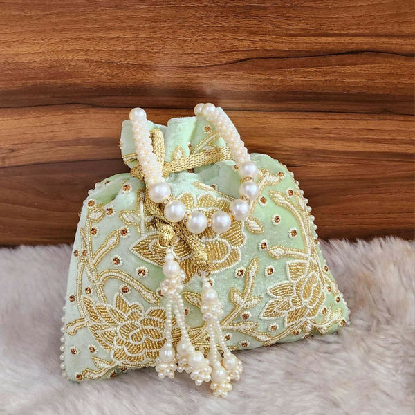 Joban Fashion Potli Bags - Light Green