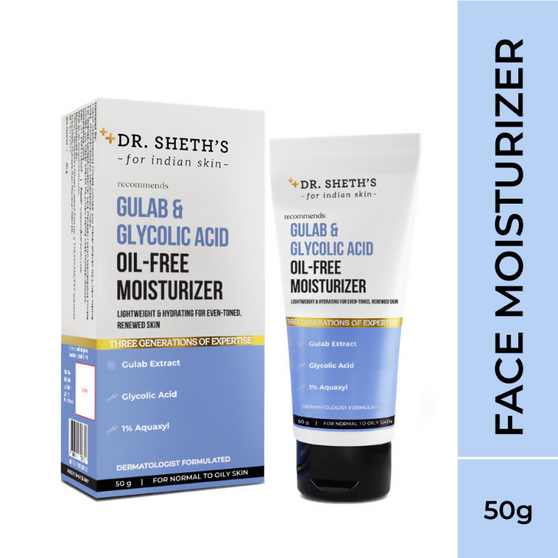 Dr. Sheth's Gulab & Glycolic Acid Oil-Free Moisturizer - Distacart