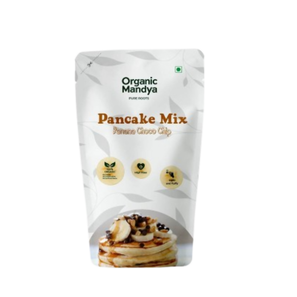 Organic Mandya Millet Banana Choco Chip Pancake Mix