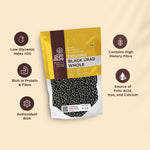 Thumbnail for Pure & Sure Organic Black Urad Whole - Distacart