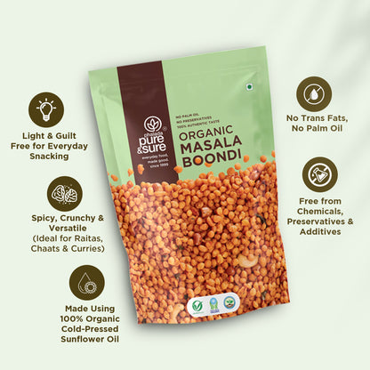 Pure & Sure Organic Masala Boondi - Distacart