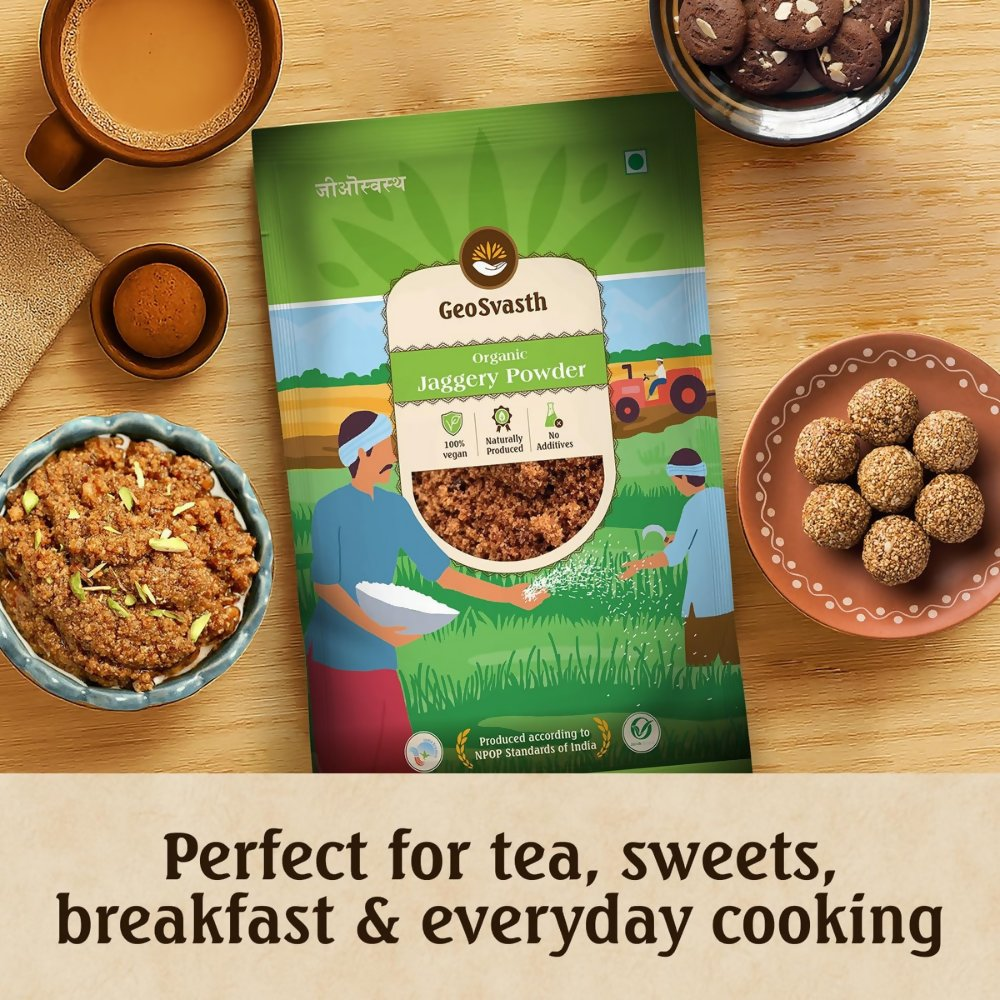 GeoSvasth Organic Jaggery Powder - Dista