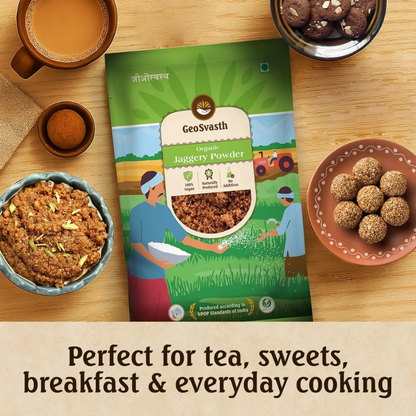 GeoSvasth Organic Jaggery Powder - Dista