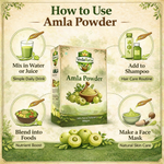 Thumbnail for VedaRasa Amla Powder 100% Pure & Natural Indian Gooseberry Powder - Distacart