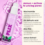 Thumbnail for PLIX The Plant Fix - Jamun Active Acne Regime With Cleanser & Toner To Unclog Pores & Reduce Acne - Distacart